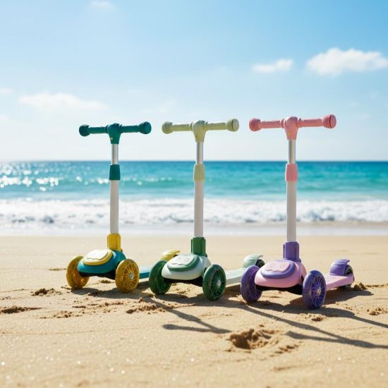 صورة سكوتر مميز للأطفال يتميز بتصميم لطيف